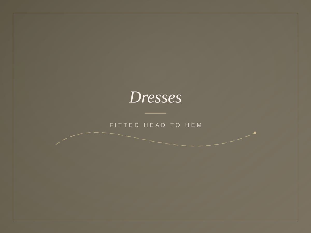 Dress alterations in Tulsa — fitting a cocktail dress on a mannequin