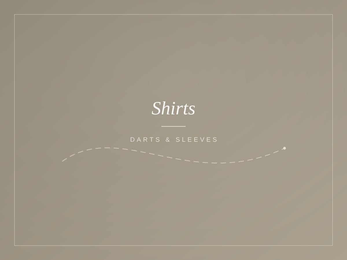 Shirt tailoring in Tulsa — pinning darts on a dress shirt